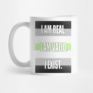 Agender Pride: I am... Mug